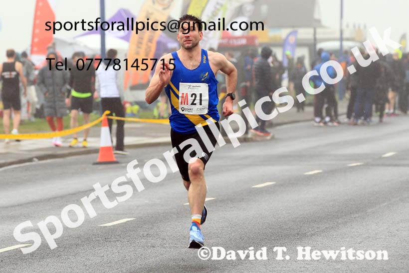 Senior mens 12 Stage 2023 Northern Mens 12 stage and Womens 6 Stage Relays and Young Athletes, Redcar. Photo: David T. Hewitson/Sports for All Pics
